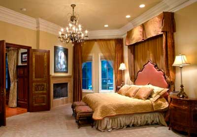 mansion wall upholstered