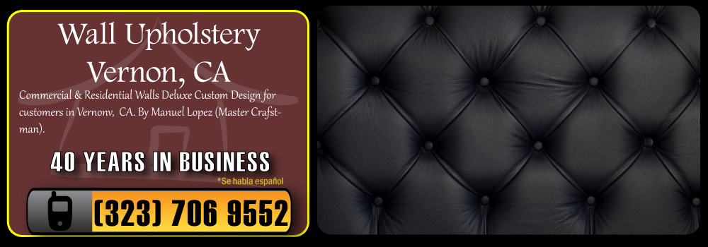 Vernon Wall Upholstery Services Commercial and Residential
